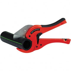 Rothenberger - 2" Pipe Capacity, Tube & Pipe Cutter - Cuts Plastic, PVC, CPVC, 10-1/4" OAL - Exact Tooling