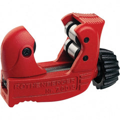Rothenberger - 1/8" to 1-1/8" Pipe Capacity, Tube Cutter - Cuts Copper, 3-1/4" OAL - Exact Tooling