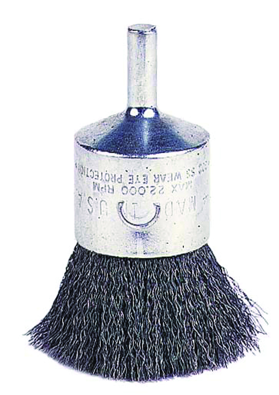 1'' Diameter - Steel Wire End Brush - Exact Tooling