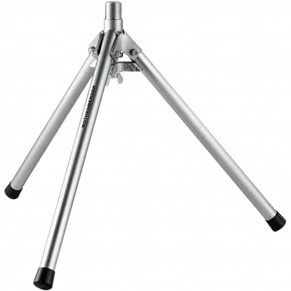Rothenberger - 1/2" to 1-1/8" Pipe Capacity, Portable Tristand with Stationary Head - 22" High, 75 Lb Capacity - Exact Tooling
