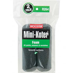 Wooster Brush - Paint Roller Covers Type: Mini Roller Nap Size (Inch): 1/4 - Exact Tooling