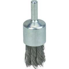3/4″ Diameter - Knot Type Steel Wire End Brush - Exact Tooling