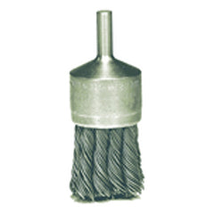 ‎1-1/8″ Knot Wire End Brush, .020″ Steel Fill, Retail Pack - Exact Tooling