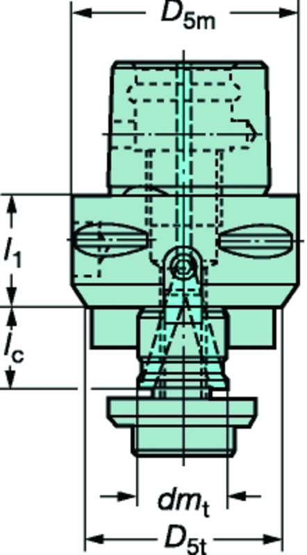 C439105C22025 Capto® Adapter - Exact Tooling