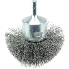 2 3/4″ Diameter - Steel Wire Flared End Brush - Exact Tooling