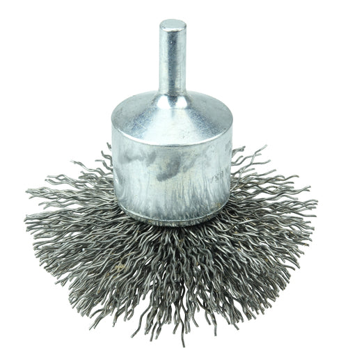 2 3/4″ Diameter - Steel Wire Flared End Brush - Exact Tooling