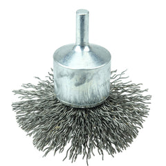 2 3/4″ Diameter - Steel Wire Flared End Brush - Exact Tooling