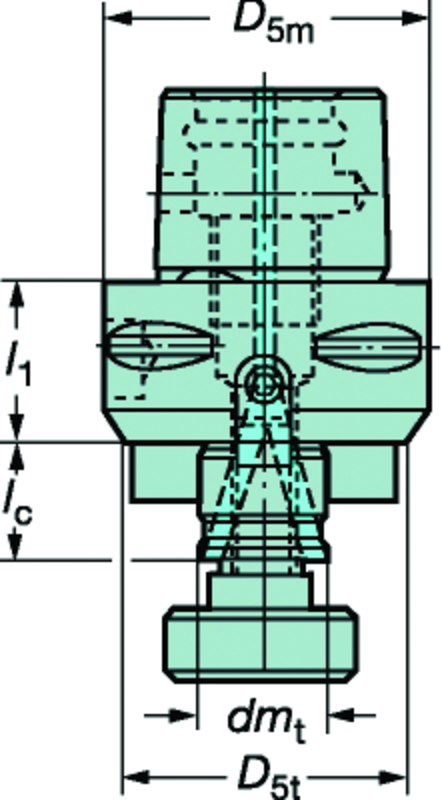 C5A39105C31040 Capto® Adapter - Exact Tooling