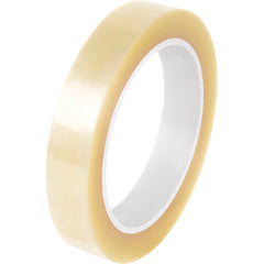 3M - Electrical Tape; Width (Inch): 1 ; Length Range: 72 yd. and Larger ; Color: Transparent ; Material Type: Polyester ; Length (yd): 72 ; Thickness (mil): 1 - Exact Tooling