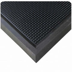 Wearwell - 24" Long x 16" Wide, Natural Rubber Surface, Boot Scrape Surface Entrance Matting - Exact Tooling