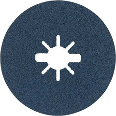 Bosch - Fiber Discs; Disc Diameter (Inch): 4-1/2 ; Abrasive Material: Zirconia Alumina ; Grade: Coarse ; Grit: 80 ; Center Hole Size (Inch): 0 ; Series: X-LOCK - Exact Tooling