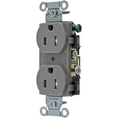 Bryant Electric - Straight Blade Receptacles Receptacle Type: Duplex Receptacle Grade: Commercial - Exact Tooling