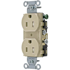 Bryant Electric - Straight Blade Receptacles Receptacle Type: Duplex Receptacle Grade: Commercial - Exact Tooling