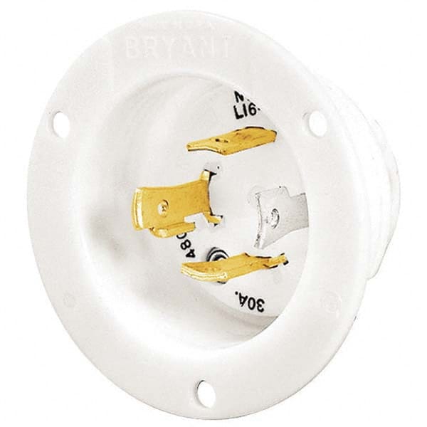 Bryant Electric - Twist Lock Plugs & Connectors Connector Type: Inlet Grade: Industrial - Exact Tooling