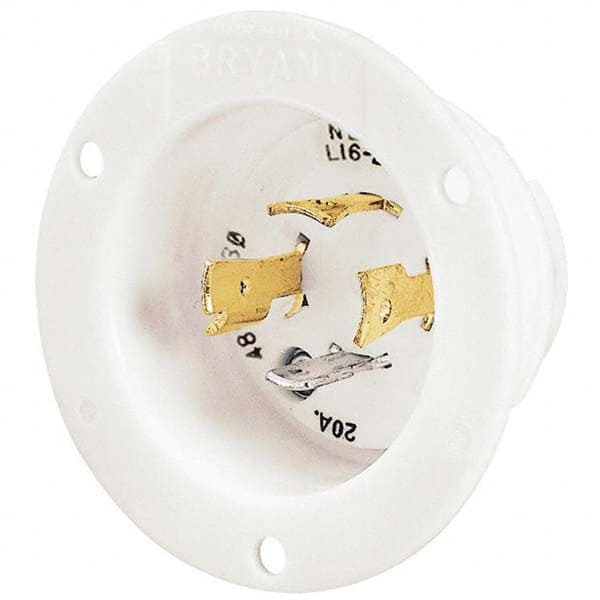 Bryant Electric - Twist Lock Plugs & Connectors Connector Type: Inlet Grade: Industrial - Exact Tooling
