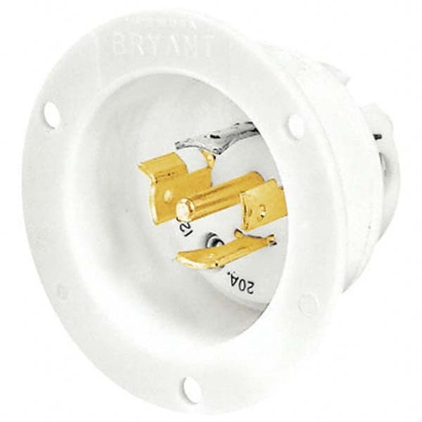 Bryant Electric - Twist Lock Plugs & Connectors Connector Type: Inlet Grade: Industrial - Exact Tooling