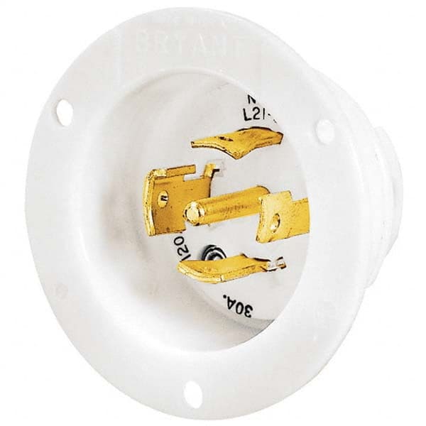 Bryant Electric - Twist Lock Plugs & Connectors Connector Type: Inlet Grade: Industrial - Exact Tooling