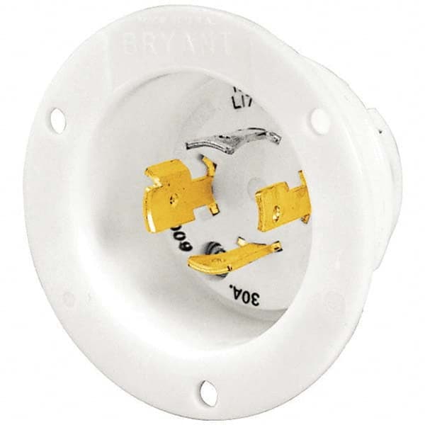 Bryant Electric - Twist Lock Plugs & Connectors Connector Type: Inlet Grade: Industrial - Exact Tooling