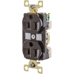 Bryant Electric - Straight Blade Receptacles Receptacle Type: Duplex Receptacle Grade: Industrial - Exact Tooling