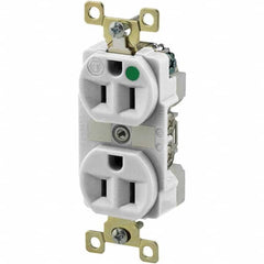 Bryant Electric - Straight Blade Receptacles Receptacle Type: Duplex Receptacle Grade: Hospital - Exact Tooling