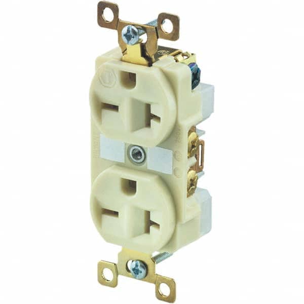 Bryant Electric - Straight Blade Receptacles Receptacle Type: Duplex Receptacle Grade: Industrial - Exact Tooling