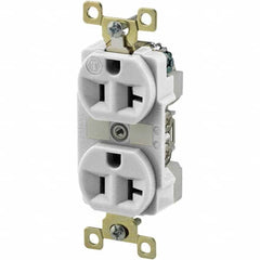 Bryant Electric - Straight Blade Receptacles Receptacle Type: Duplex Receptacle Grade: Industrial - Exact Tooling