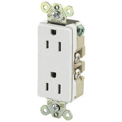 Bryant Electric - Straight Blade Receptacles Receptacle Type: Duplex Receptacle Grade: Industrial - Exact Tooling
