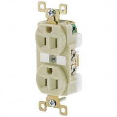 Bryant Electric - Straight Blade Receptacles Receptacle Type: Duplex Receptacle Grade: Industrial - Exact Tooling