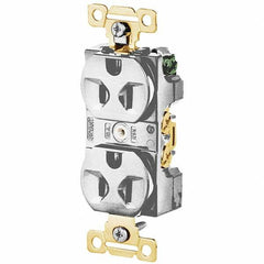 Bryant Electric - Straight Blade Receptacles Receptacle Type: Duplex Receptacle Grade: Industrial - Exact Tooling