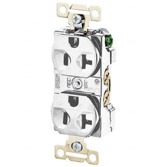 Bryant Electric - Straight Blade Receptacles Receptacle Type: Duplex Receptacle Grade: Industrial - Exact Tooling
