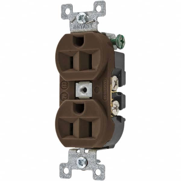 Bryant Electric - Straight Blade Receptacles Receptacle Type: Duplex Receptacle Grade: Specification - Exact Tooling
