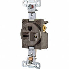 Bryant Electric - Straight Blade Receptacles Receptacle Type: Single Receptacle Grade: Industrial - Exact Tooling
