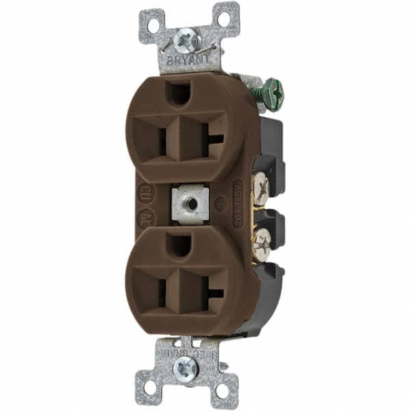 Bryant Electric - Straight Blade Receptacles Receptacle Type: Duplex Receptacle Grade: Specification - Exact Tooling