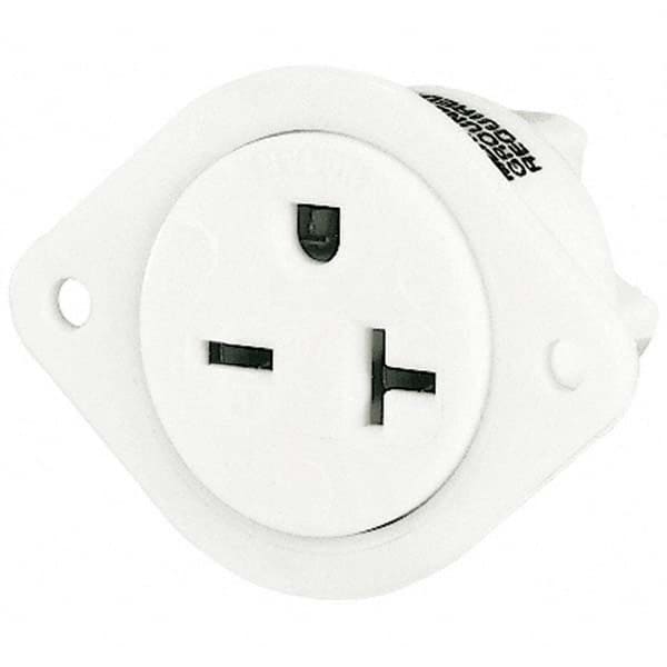Bryant Electric - Straight Blade Receptacles Receptacle Type: Flanged Receptacle Grade: Industrial - Exact Tooling