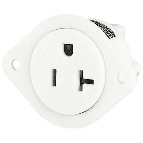 Bryant Electric - Straight Blade Receptacles Receptacle Type: Flanged Receptacle Grade: Industrial - Exact Tooling
