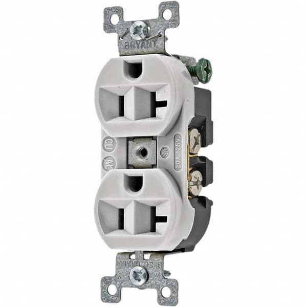 Bryant Electric - Straight Blade Receptacles Receptacle Type: Duplex Receptacle Grade: Specification - Exact Tooling
