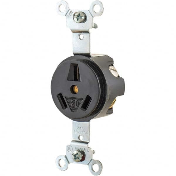 Bryant Electric - Straight Blade Receptacles Receptacle Type: Single Receptacle Grade: Industrial - Exact Tooling