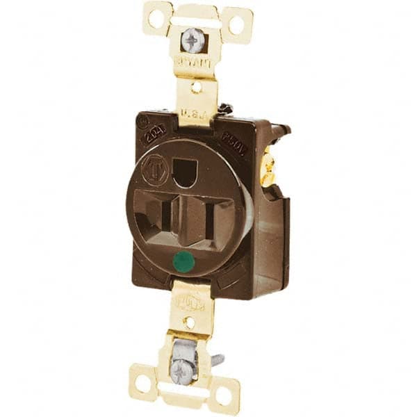 Bryant Electric - Straight Blade Receptacles Receptacle Type: Single Receptacle Grade: Hospital - Exact Tooling