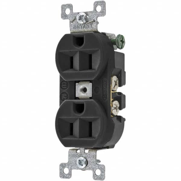 Bryant Electric - Straight Blade Receptacles Receptacle Type: Duplex Receptacle Grade: Specification - Exact Tooling
