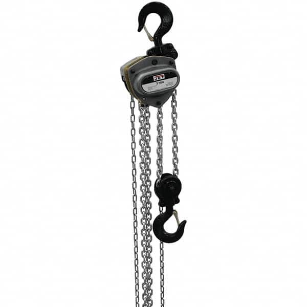Jet - 6,000 Lb Capacity, 100' Lift Height, Manual Chain Hoist - Exact Tooling