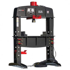 Edwards Manufacturing - Shop Presses; Power Type: Electric ; Pressure (Ton): 60 ; Stroke (Inch): 12-1/4 ; Table Length (Inch): 39-1/4 ; Table Depth (Inch): 42 ; Voltage: 460 - Exact Tooling
