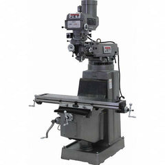 Jet - Knee Milling Machines Spindle Speed Control: Electronic Variable Speed Table Length (Inch): 10 - Exact Tooling