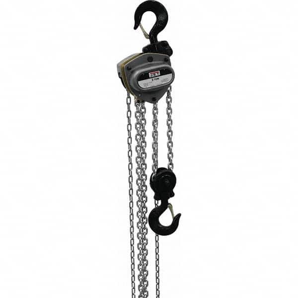 Jet - 6,000 Lb Capacity, 50' Lift Height, Manual Chain Hoist - Exact Tooling