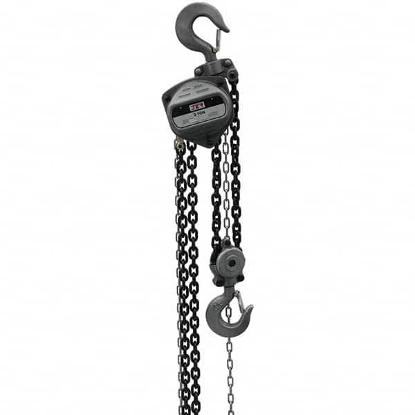 Jet - 10,000 Lb Capacity, 40' Lift Height, Manual Chain Hoist - Exact Tooling