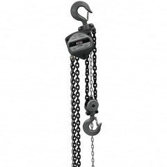 Jet - 6,000 Lb Capacity, 40' Lift Height, Manual Chain Hoist - Exact Tooling
