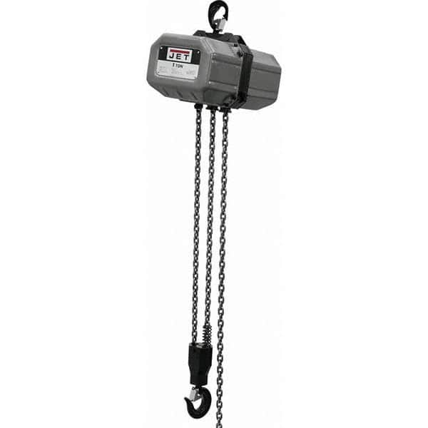 Jet - Electric Hoists Type: Electric Hoist Load Capacity (Ton): 1 - Exact Tooling