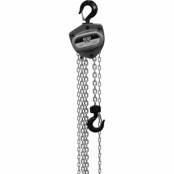 Jet - 4,000 Lb Capacity, 50' Lift Height, Manual Chain Hoist - Exact Tooling