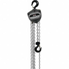Jet - 4,000 Lb Capacity, 80' Lift Height, Manual Chain Hoist - Exact Tooling