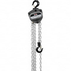 Jet - 1,000 Lb Capacity, 70' Lift Height, Manual Chain Hoist - Exact Tooling