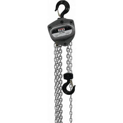 Jet - 3,000 Lb Capacity, 90' Lift Height, Manual Chain Hoist - Exact Tooling